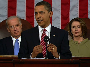 President Obama addresses congress on February 24th. (Photo: CNN.com)