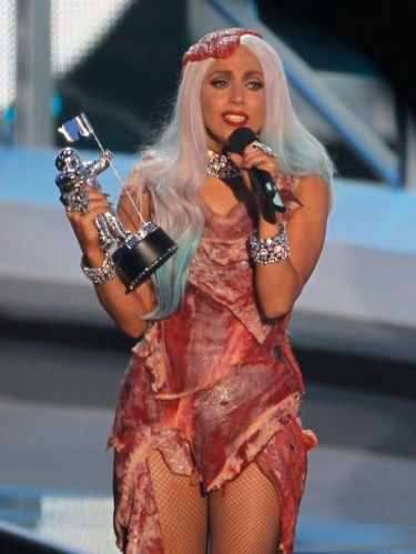 PETA-critcizes-Lady-Gaga-meat-dress Lady Gaga meat dress