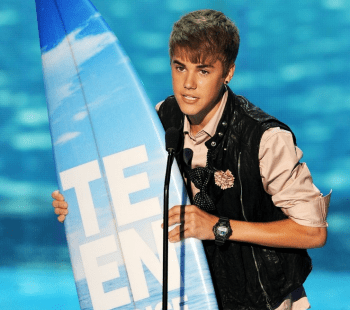 Justin Bieber at TCAs '11.